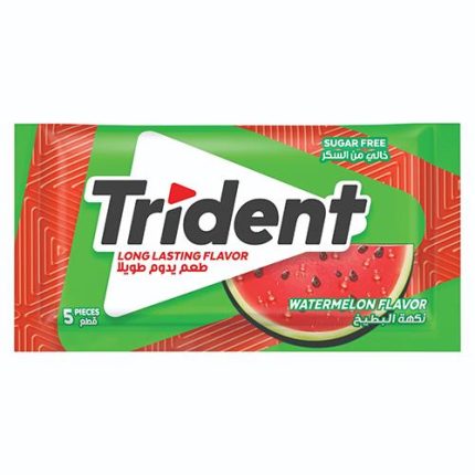 Trident Watermelon Flavor Chewing Gum - 5 Count
