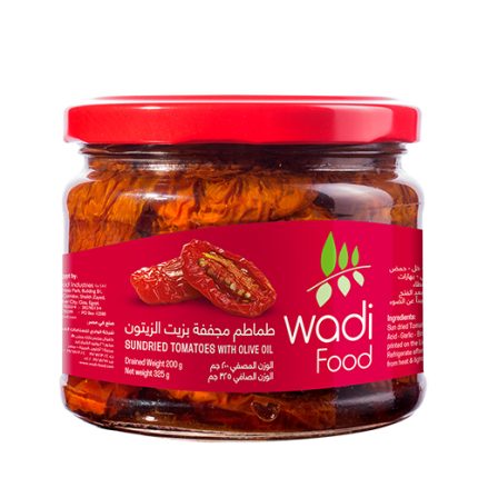 Wadi Food Sundried Tomatoes with olive oil - 325 Gr